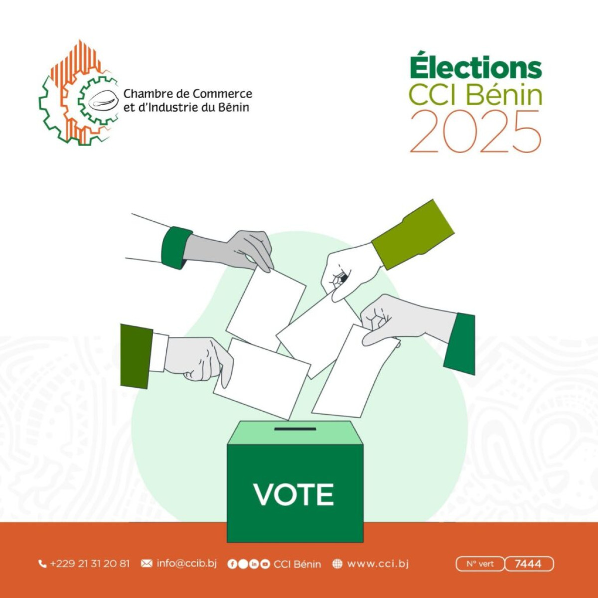 ÉLECTIONS CONSULAIRES À LA CCI BÉNIN  : Les opérations d’inscription prennent fin le 21 novembre 