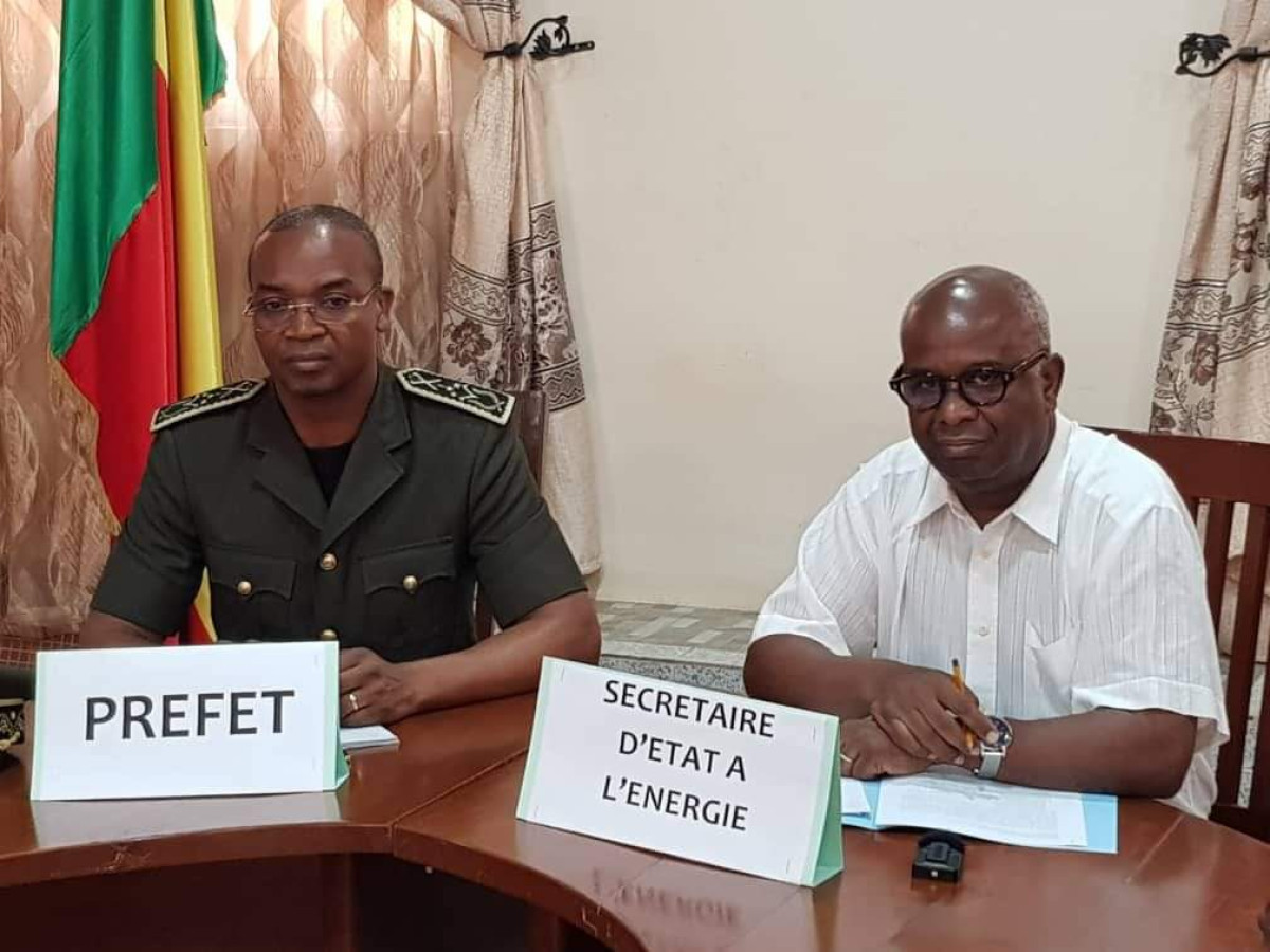 BORGOU/VISITE DE TRAVAIL DU SECRÉTAIRE D&rsquo;ETAT À L&rsquo;ENERGIE : Le Préfet Cissé satisfait des échanges avec les maires 