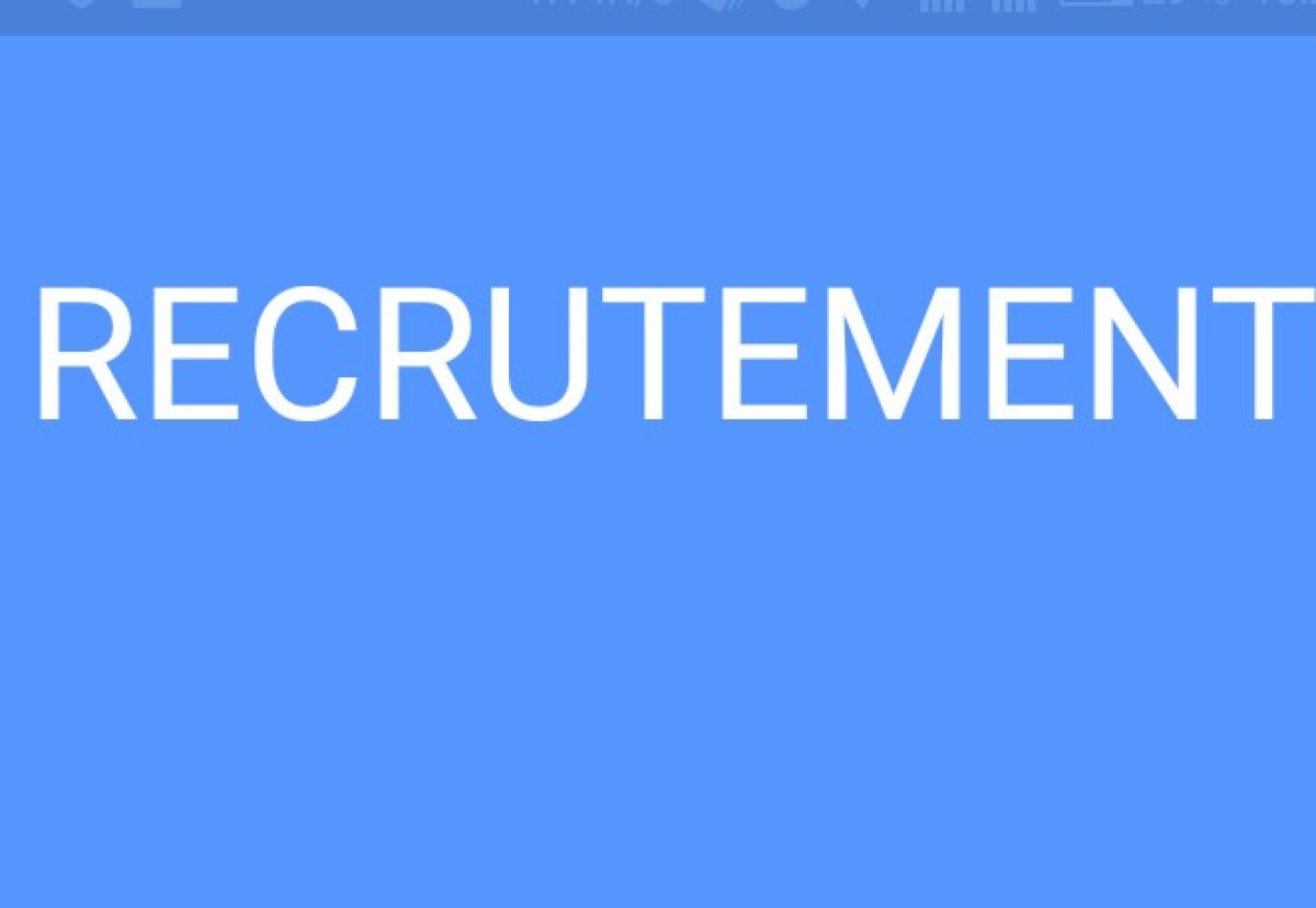 AVIS DE RECRUTEMENT