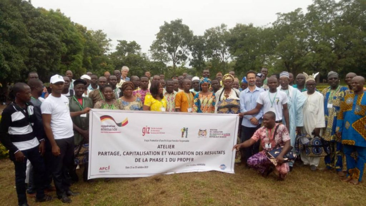 FIN DE L’ATELIER DE VALIDATION DE LA PHASE 1 DU PROPFR DE LA GIZ : Les acteurs du foncier du Borgou très satisfaits des résultats