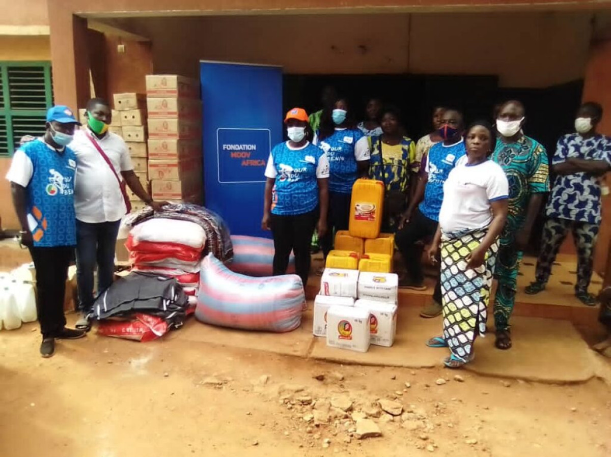 ŒUVRE SOCIALE A BOHICON : La Fondation Moov Africa  au chevet des malades mentaux de St Camille