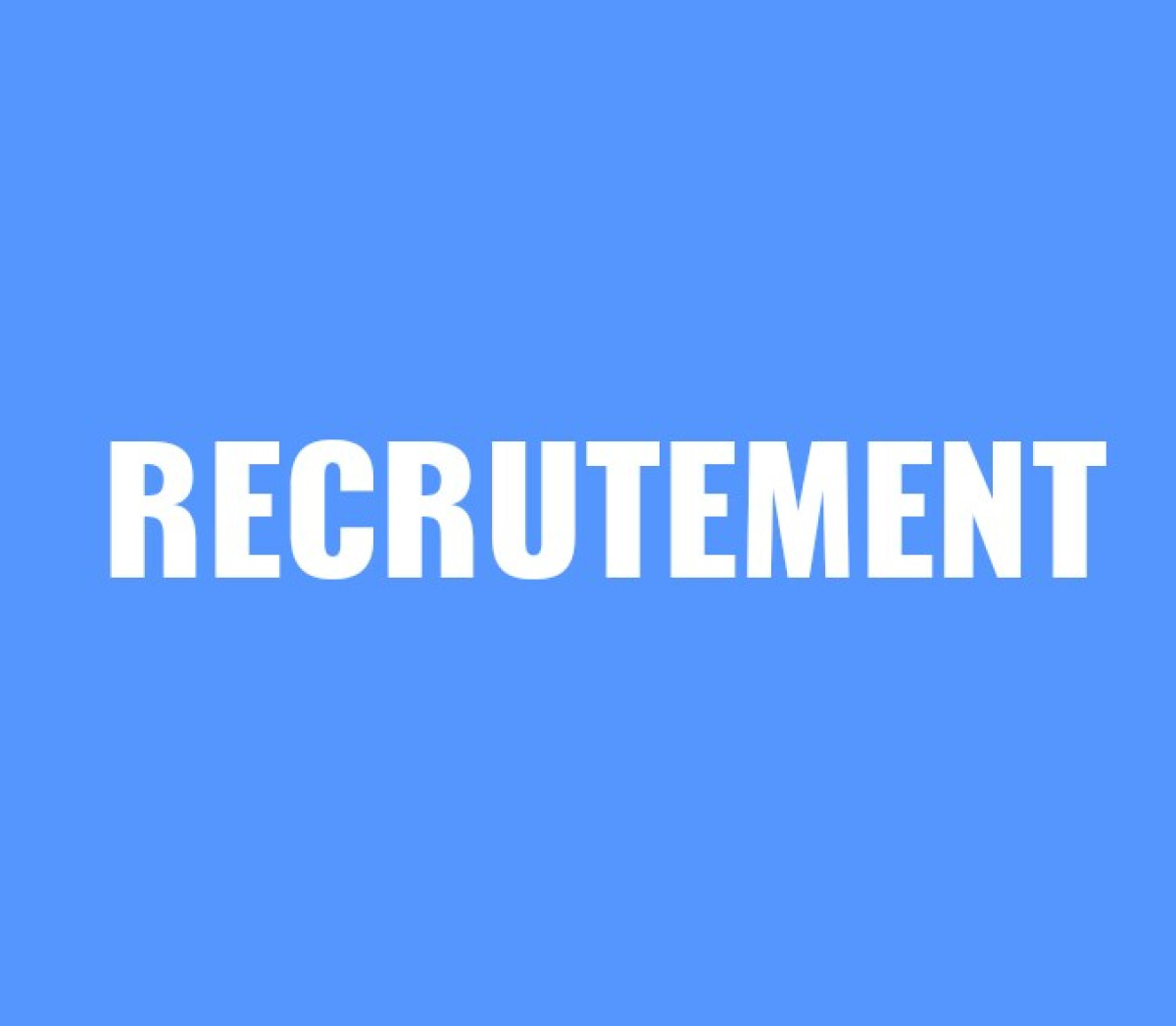 AVIS DE RECRUTEMENT