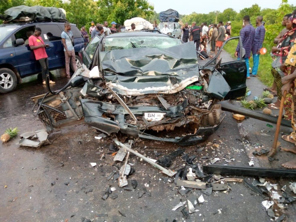 GRAVE ACCIDENT DE CIRCULATION A SAVALOU : Deux morts dont la Dc du ministère du cadre de vie