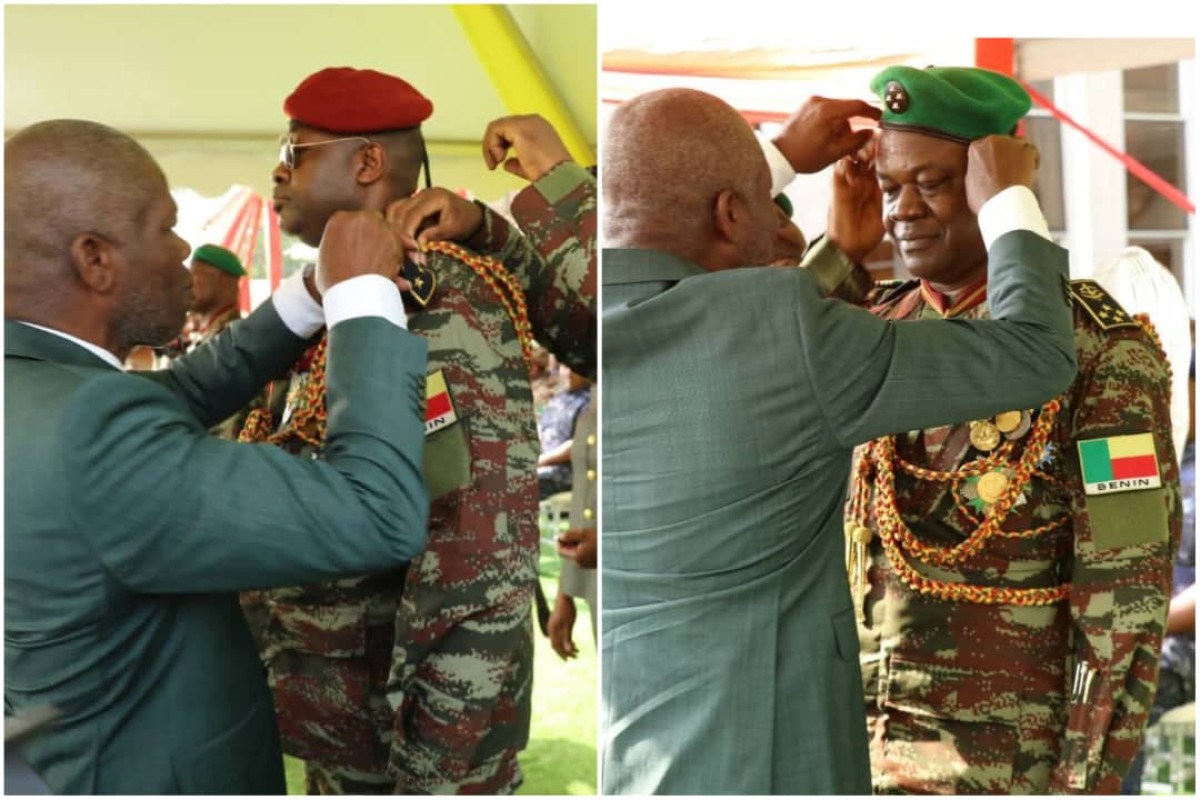 Pour leurs parcours militaires exemplaires :Deux officiers supérieurs élevés au rang de généraux
