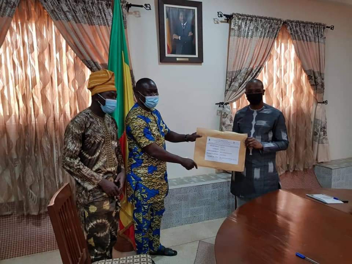 BENIN/PRÉSIDENTIELLE DE 2021 : Le préfet Cissé reçoit les listes électorales du Borgou