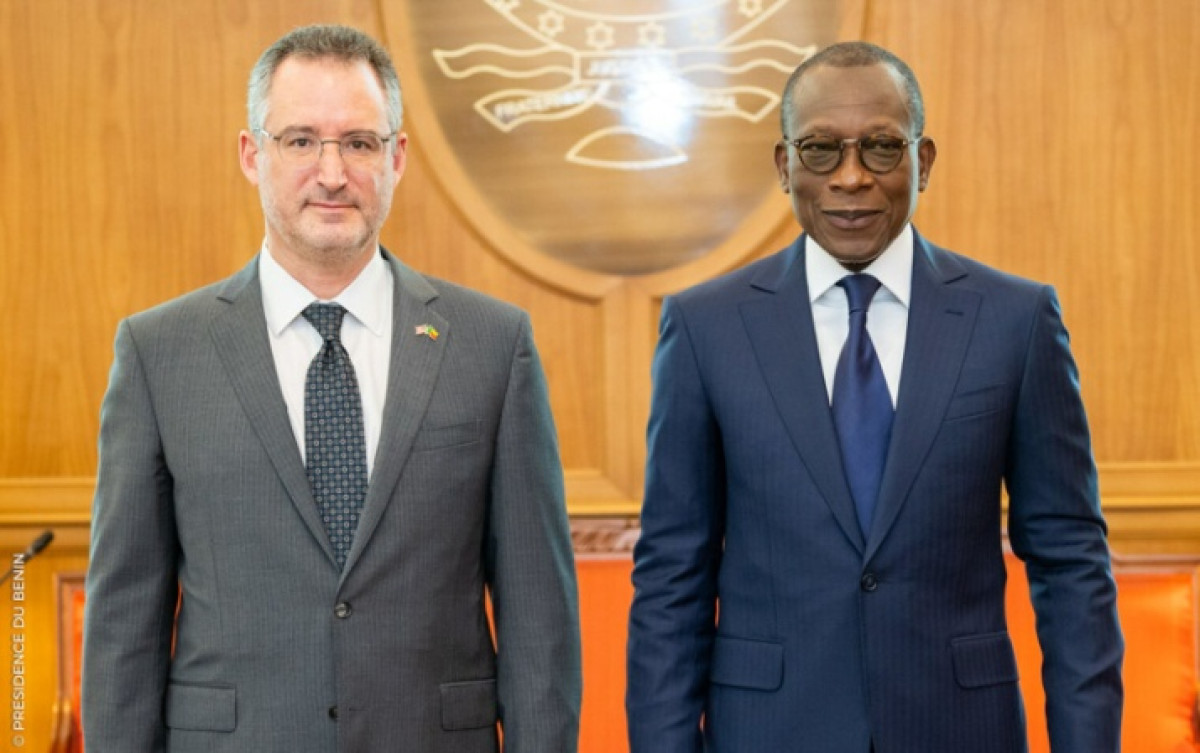 DIPLOMATIE/REÇU PAR LE PRÉSIDENT PATRICE TALON : L&rsquo;ambassadeur des Usa au Bénin présente ses lettres de créance