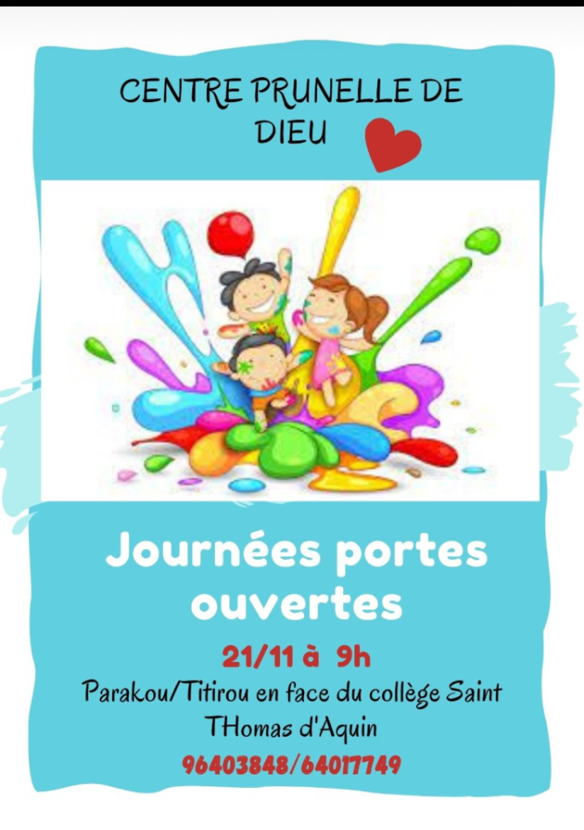 POUR FAIRE DÉCOUVRIR SES SERVICES À LA POPULATION PARAKOISE : Le centre Prunelle de Dieu organise une journée porte ouverte le 21 prochain
