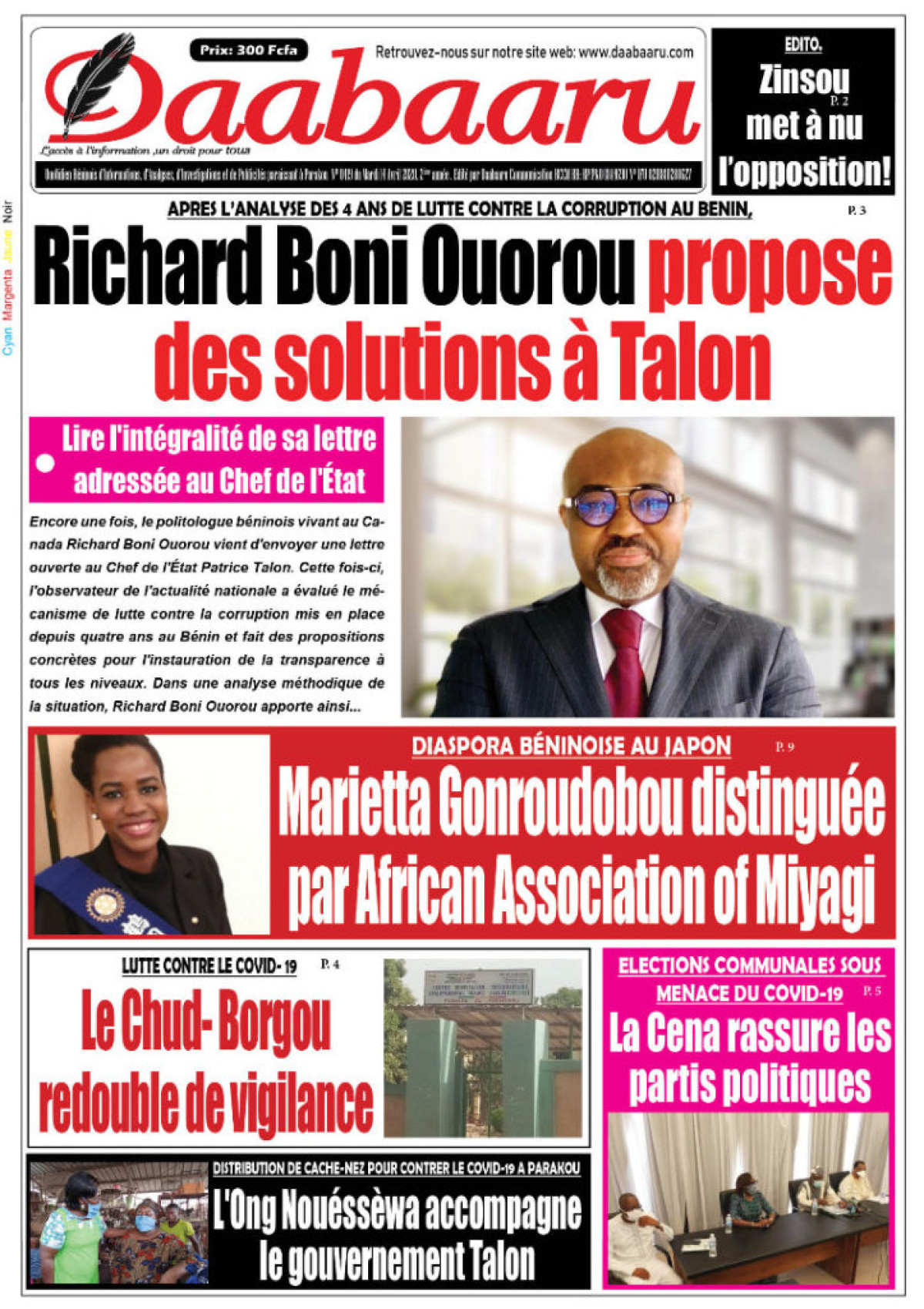 Parution du mardi 14 avril 2020