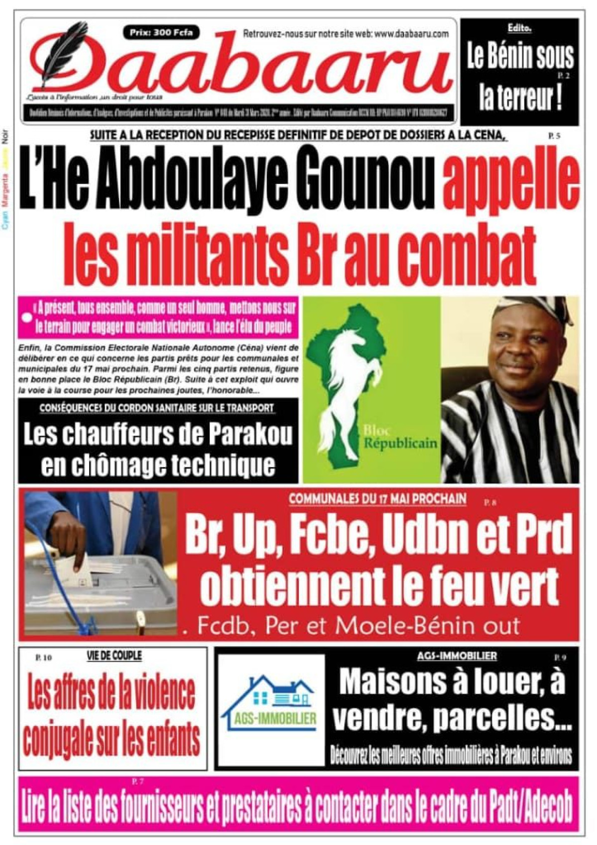 Parution du mardi 31 mars 2020