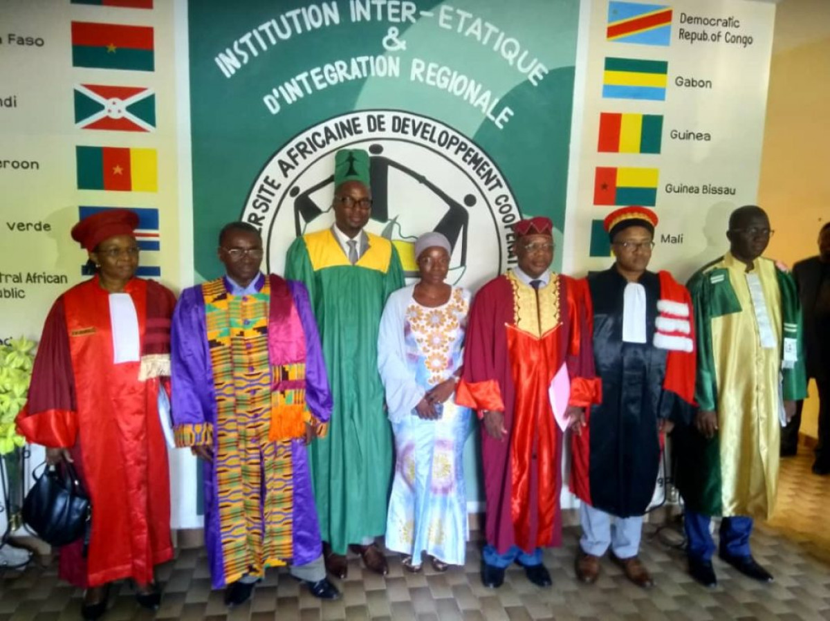 UNIVERSITÉ AFRICAINE DE DÉVELOPPEMENT COOPÉRATIF, : Moudachirou Soulé décroche son doctorat avec brio