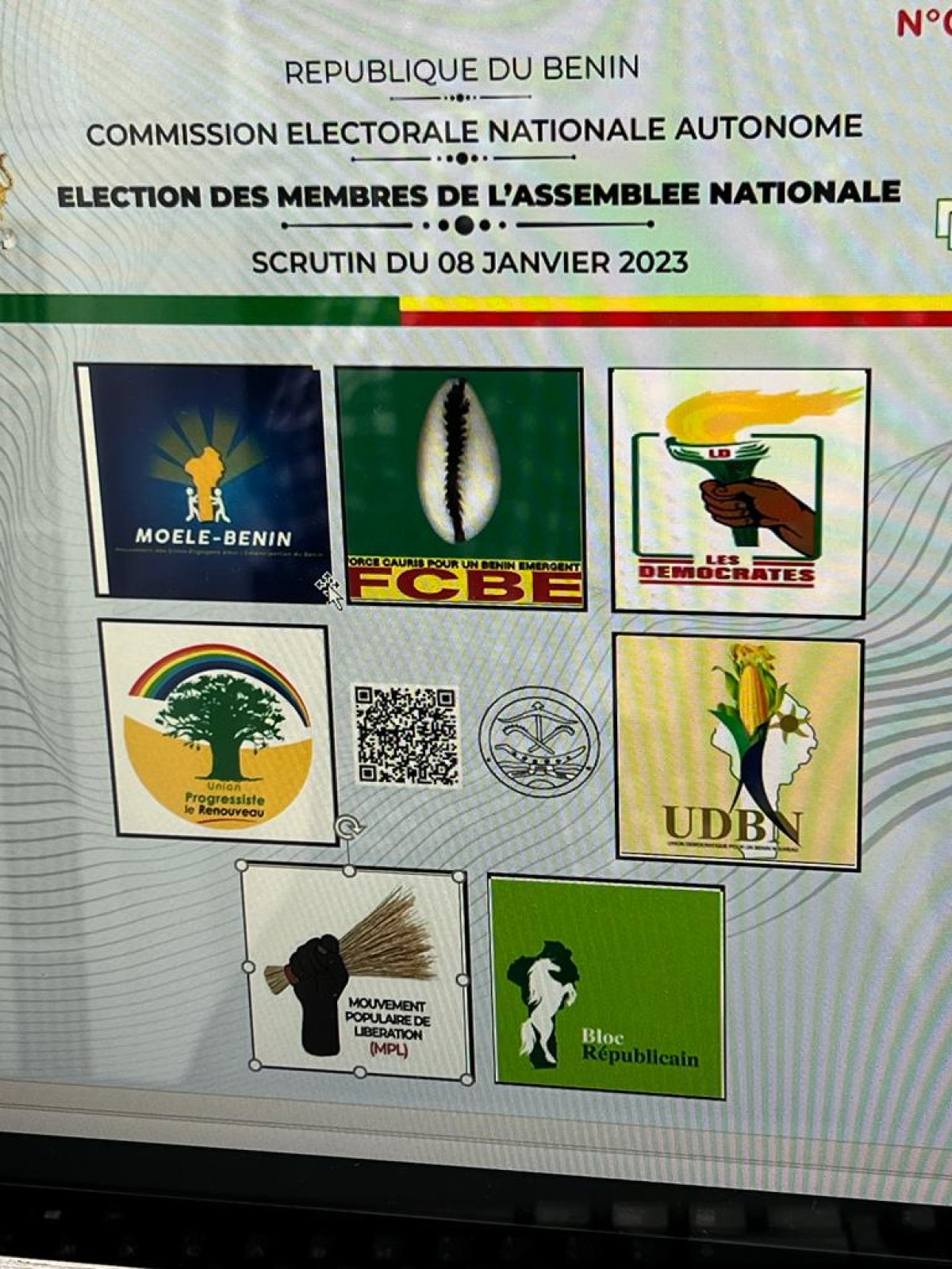 LÉGISLATIVES DE JANVIER 2023 AU BÉNIN :  Voici le positionnement sur le…