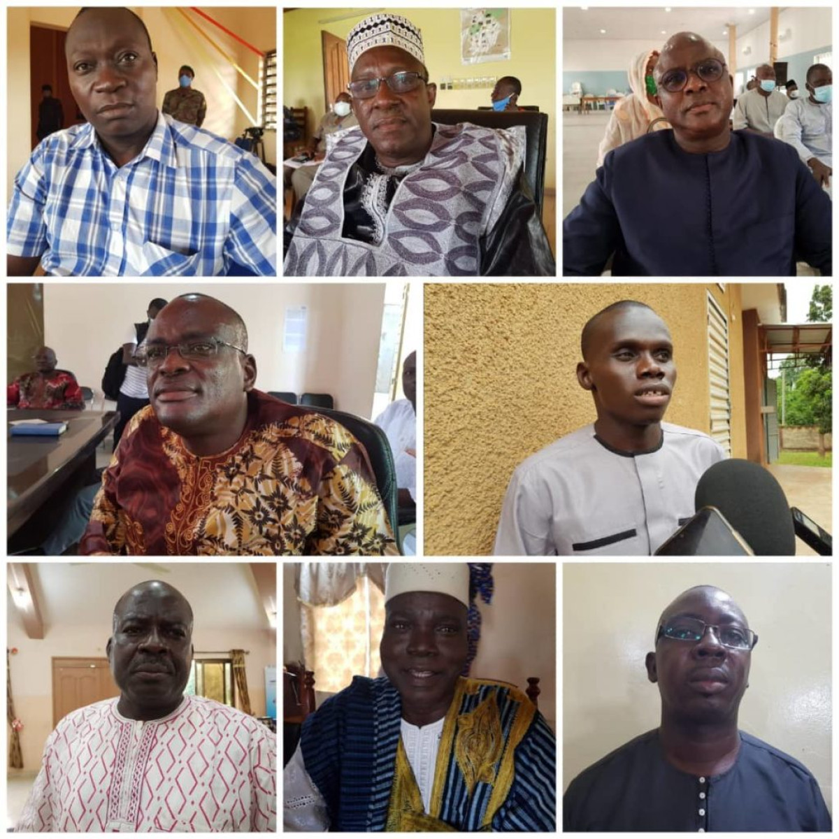 COMMUNALES ET MUNICIPALES DE 2020: Le grand zoom les huit maires du Borgou