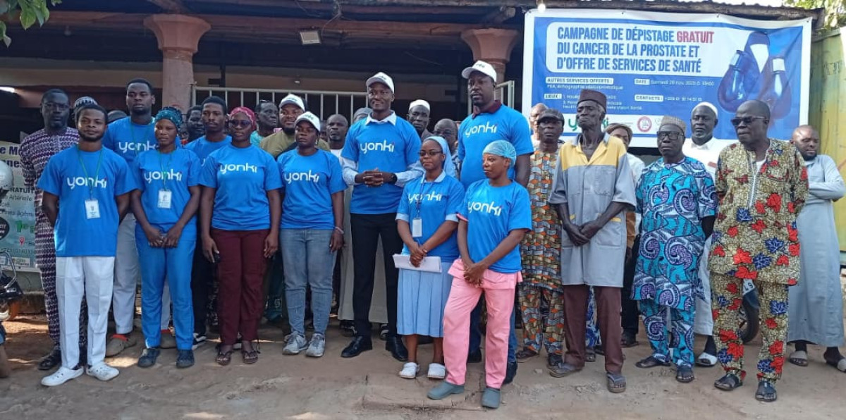 À travers une campagne de dépistage gratuit à Parakou: l’Ong Yonki sensibilise sur le cancer de la prostate