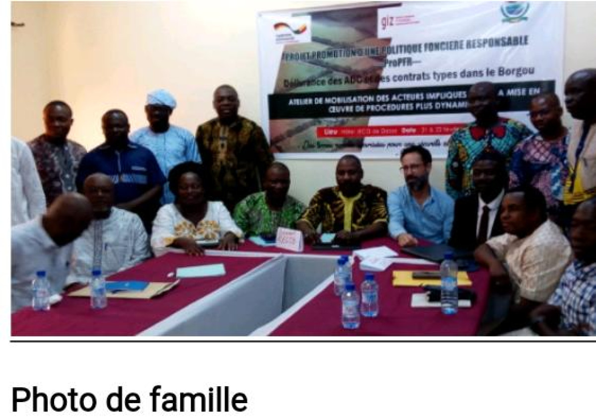 DELIVRANCE DES ATTESTATIONS DE DETENTION COUTUMIERE ET DES CONTRATS TYPES :  Le Propfr/ Giz mobilise les acteurs impliqués
