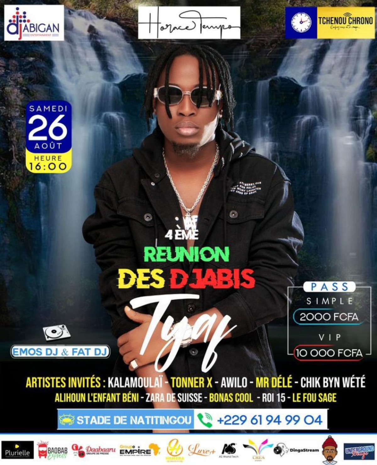 4ÈME RÉUNION DES DJABIS : Tyaf  en concert le 26 août à Natitingou