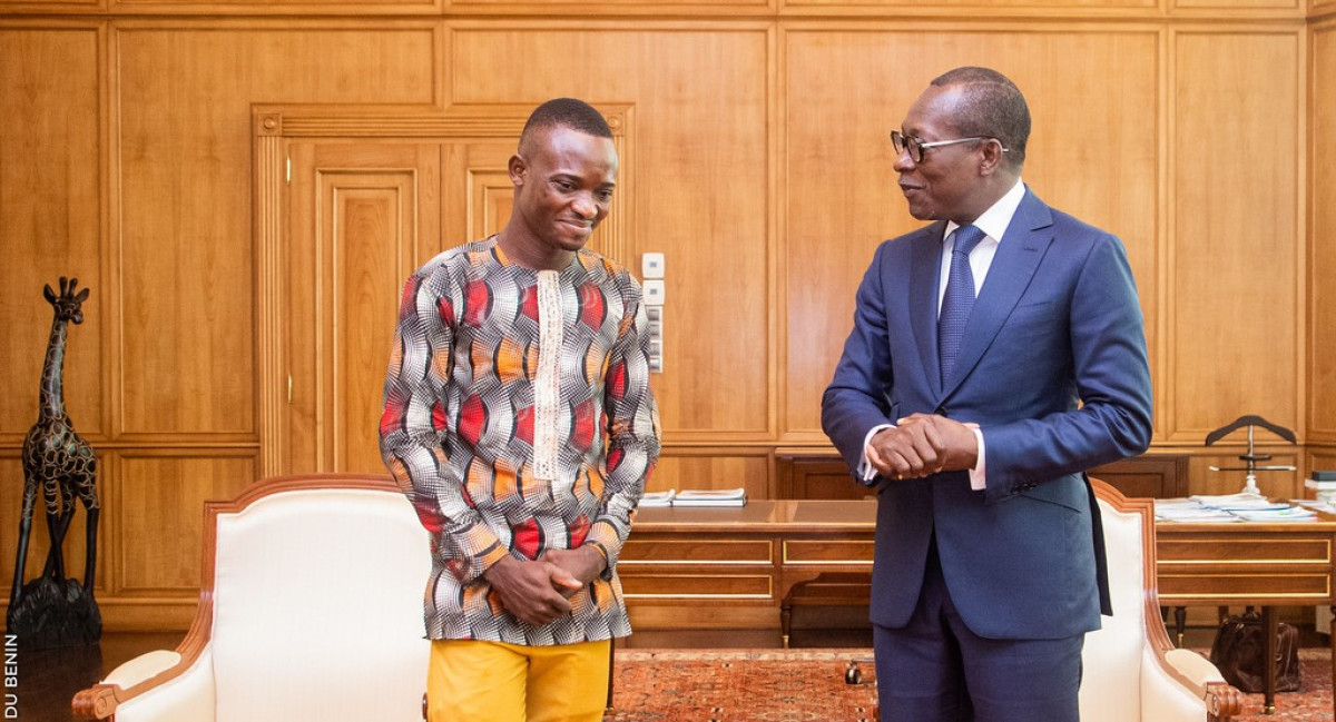 BENIN : Le jeune pharmacien Joachim Hodé reçu par Patrice Talon