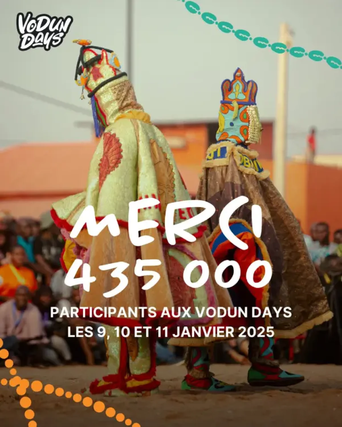 2è édition des vodun days au bénin: 435 000 personnes ont fait le déplacement