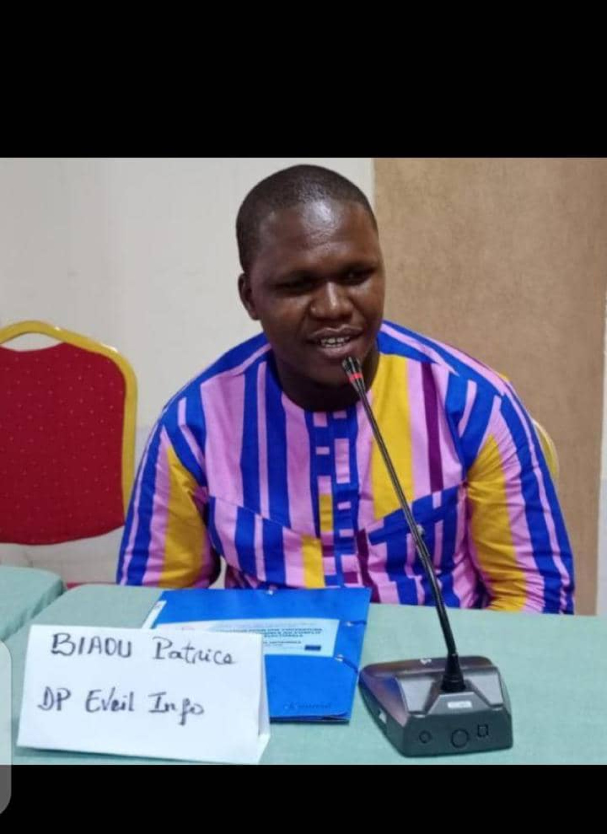 UNIVERS MEDIATIQUE BENINOIS : Le journal « Eveil Info” fête ses deux ans d’existence . Le promoteur Patrice Biaou fait le bilan