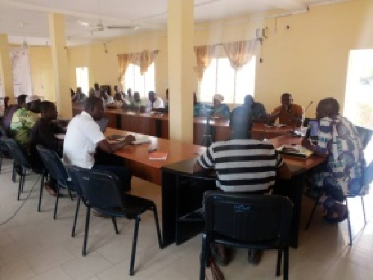 MAIRIE DE GOGOUNOU : Le S.e Franck Mongbo invite les agents à une franche collaboration