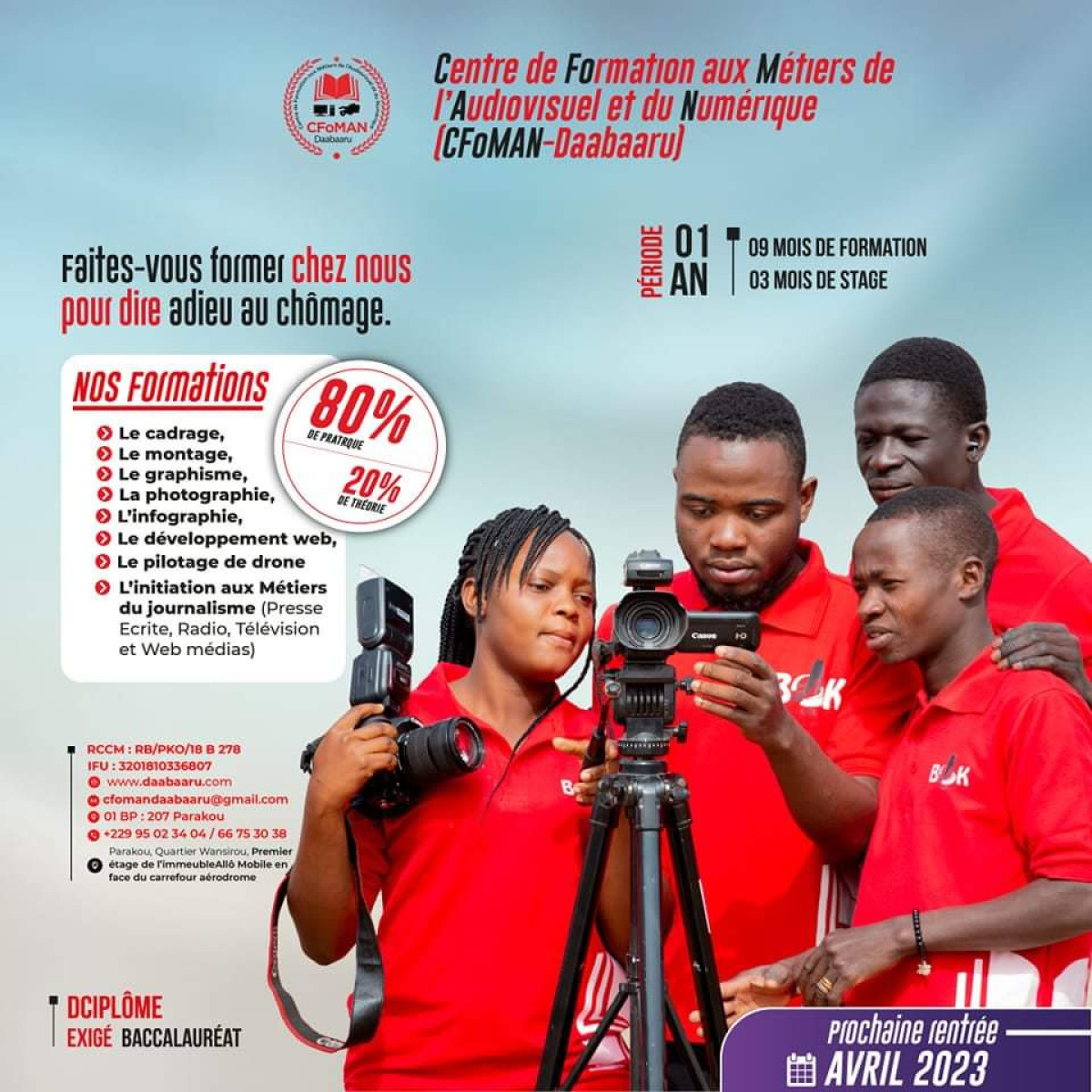 FORMATION AU CFOMAN-DAABAARU : Le Centre qui vous offre l’indépendance financière . Les inscriptions se poursuivent pour la 3e promotion