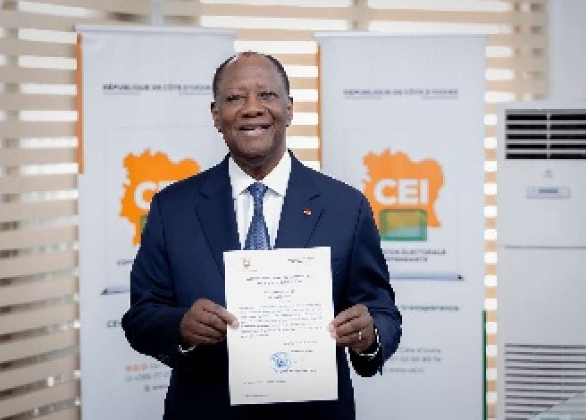 Présidentielle du 25 octobre 2025 en Côte d'Ivoire: Alassane Ouattara a déposé sa candidature aujourd'hui