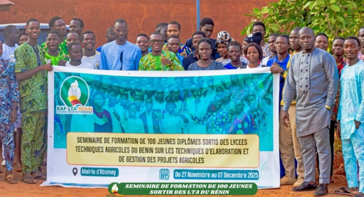 À travers un séminaire à Abomey: le Raf Lta outille des jeunes sur l'entrepreneuriat agricole
