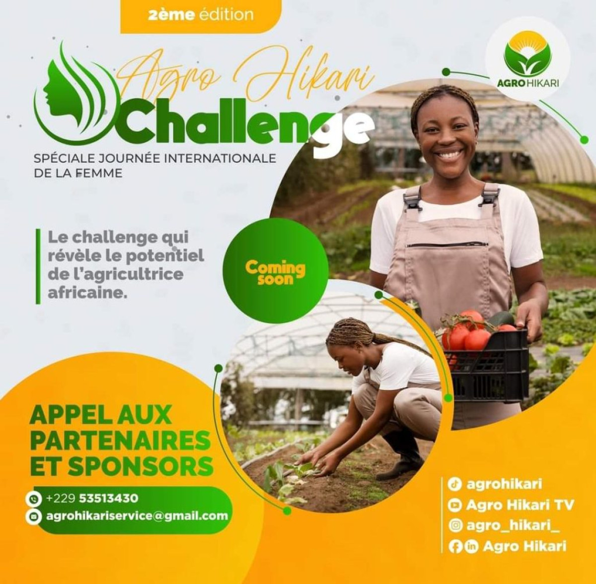 SPÉCIALE JIF ÉDITION 2023 : Agro Hikari veut révéler le potentiel de l’agricultrice africaine