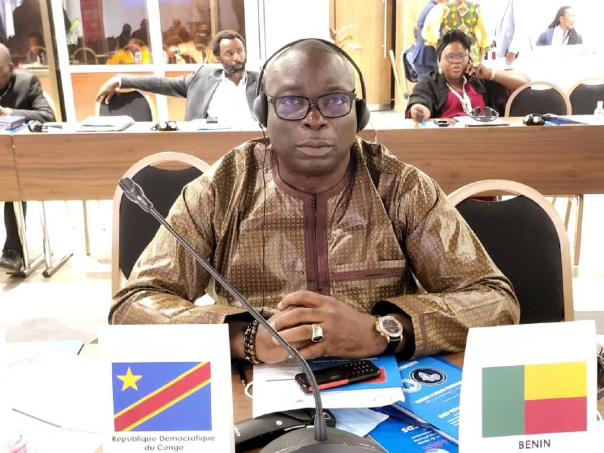 6E CONFÉRENCE DU RÉSEAU DES PARLEMENTAIRES AFRICAINS : L’He Rachidi Gbadamassi représente le Bénin à Kinshasa