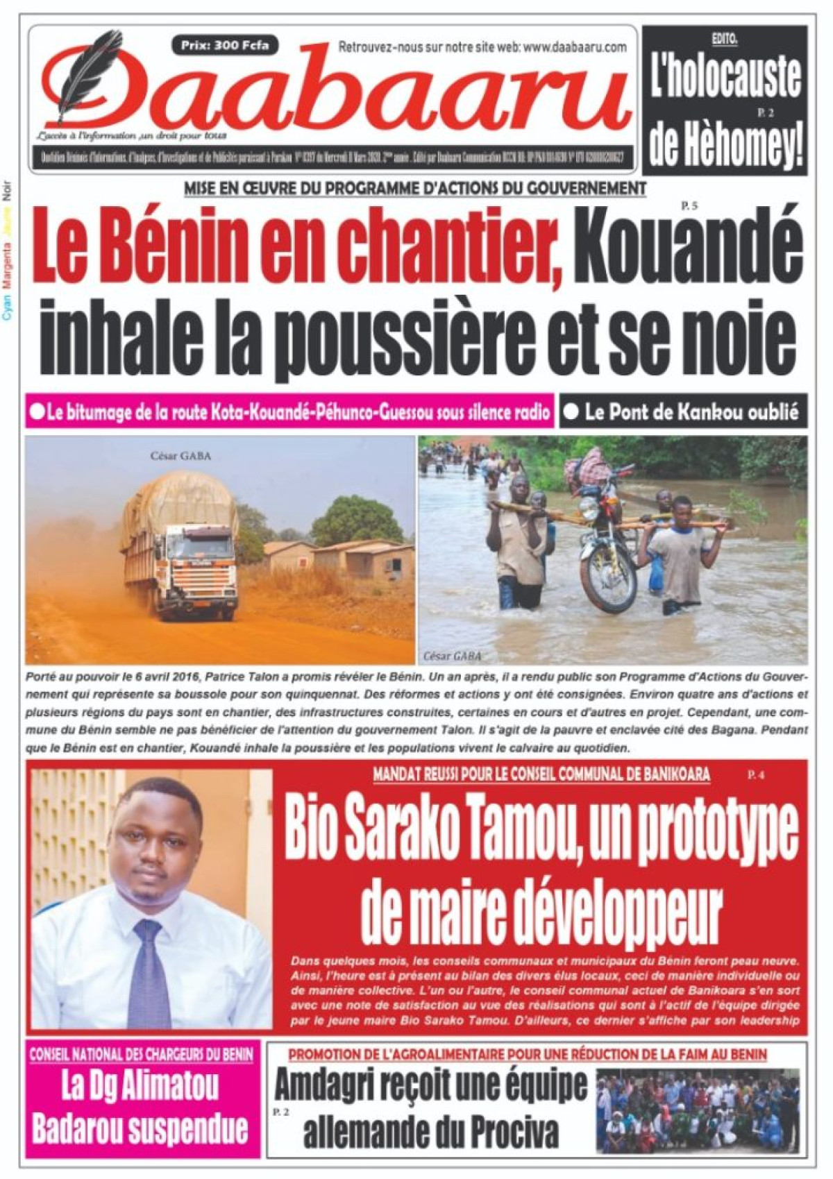 Parution du mercredi 11 mars 2020