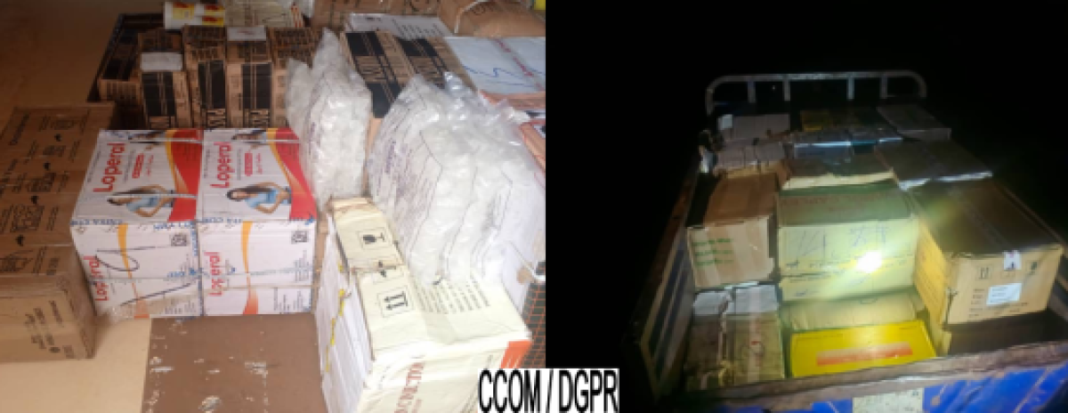 Azovè: 1,4 tonne de faux médicaments saisis par la police 