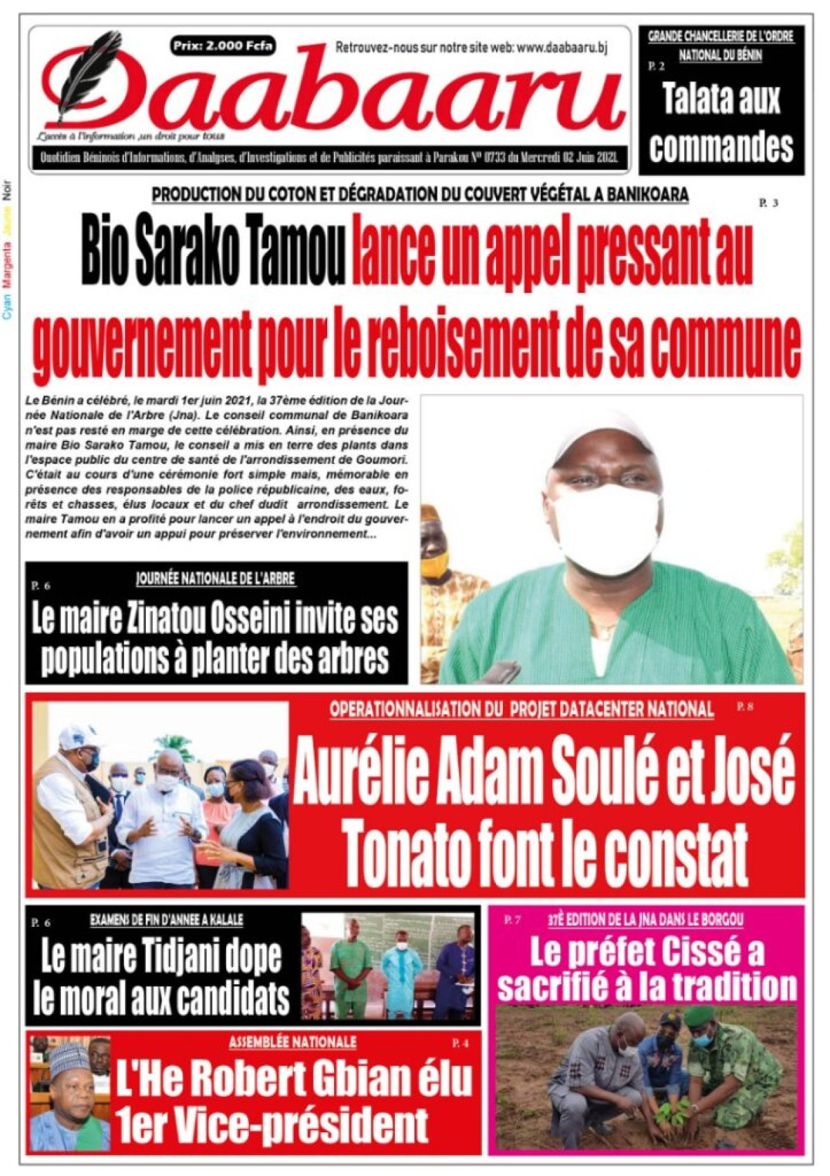 Parution du mercredi 02 juin 2021