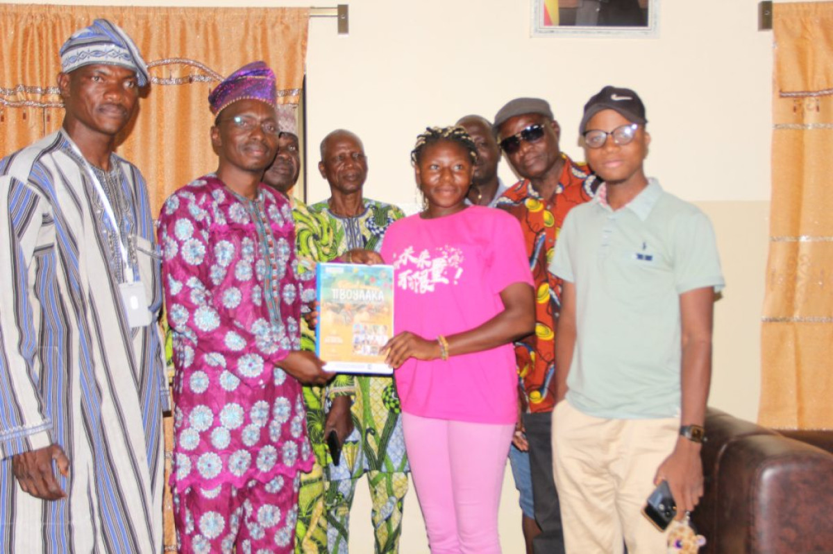 PRÉPARATIFS DU FESTIVAL TIBOYAAKA À TCHAOUROU : Les organisateurs étaient chez le Directeur Départemental de la Culture du Borgou