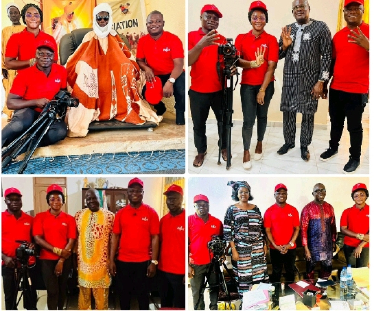 BÉNIN DAABAARU TOUR 4 : Le périple démarre par les bénédictions de l&#8217;empereur de Nikki &#8211; N&rsquo;Dali, Pèrèrè, Nikki ont reçu l&rsquo;équipe conduite par Bok