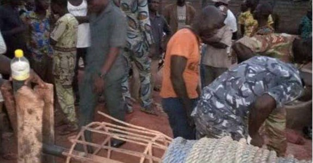 BENIN/COVE : Effondrement des abords d’un puits sur un puisatier