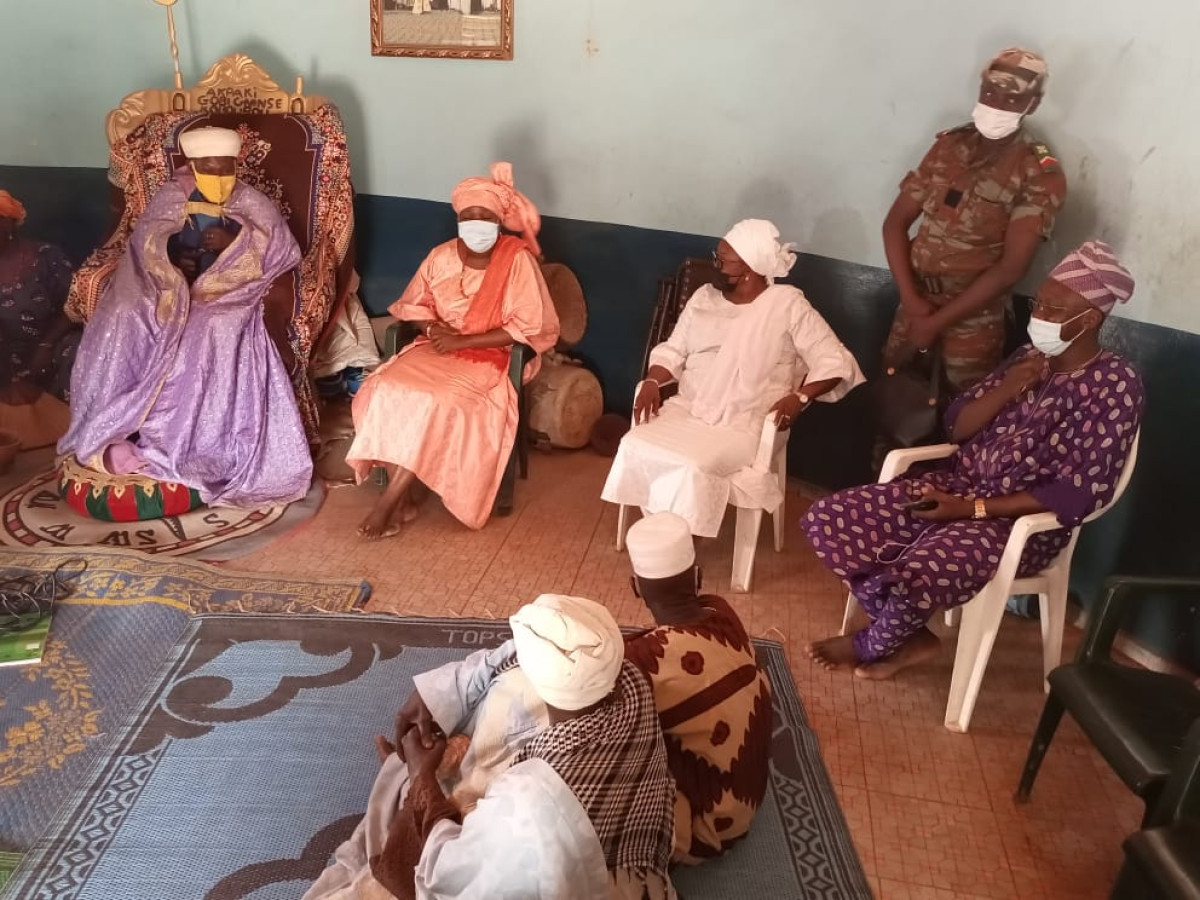 POUR UNE ÉLECTION PRÉSIDENTIELLE APAISÉE AU BÉNIN : Mariam Talata Zimé échange avec les rois de Parakou