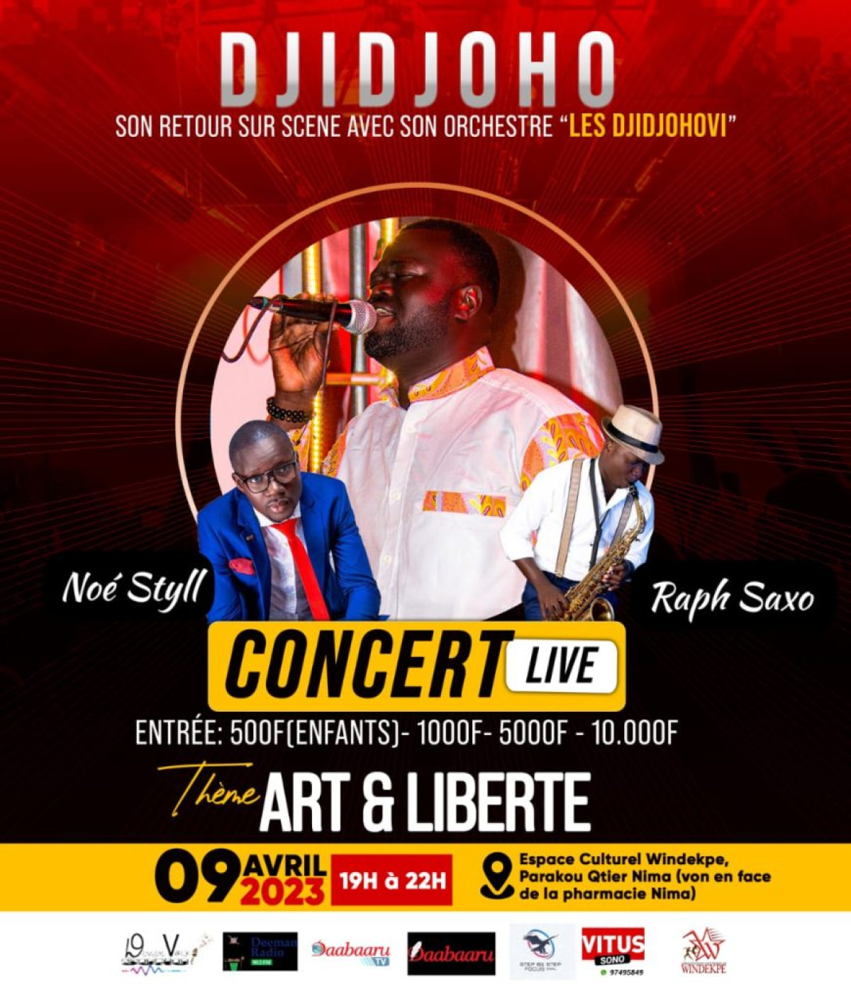 MUSIQUE À PARAKOU : Djidjoho en concert live le 9 avril prochain