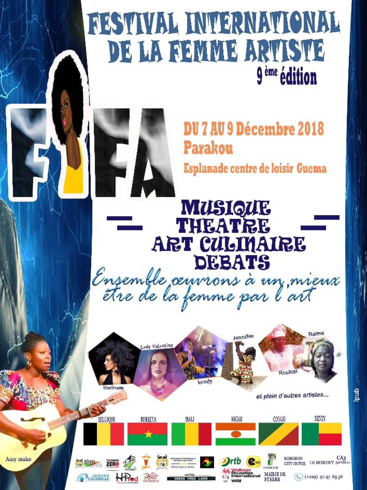 9E EDITION DU FESTIVAL INTERNATIONAL DE LA FEMME ARTISTE (FIFA) : Les festivités démarrent demain