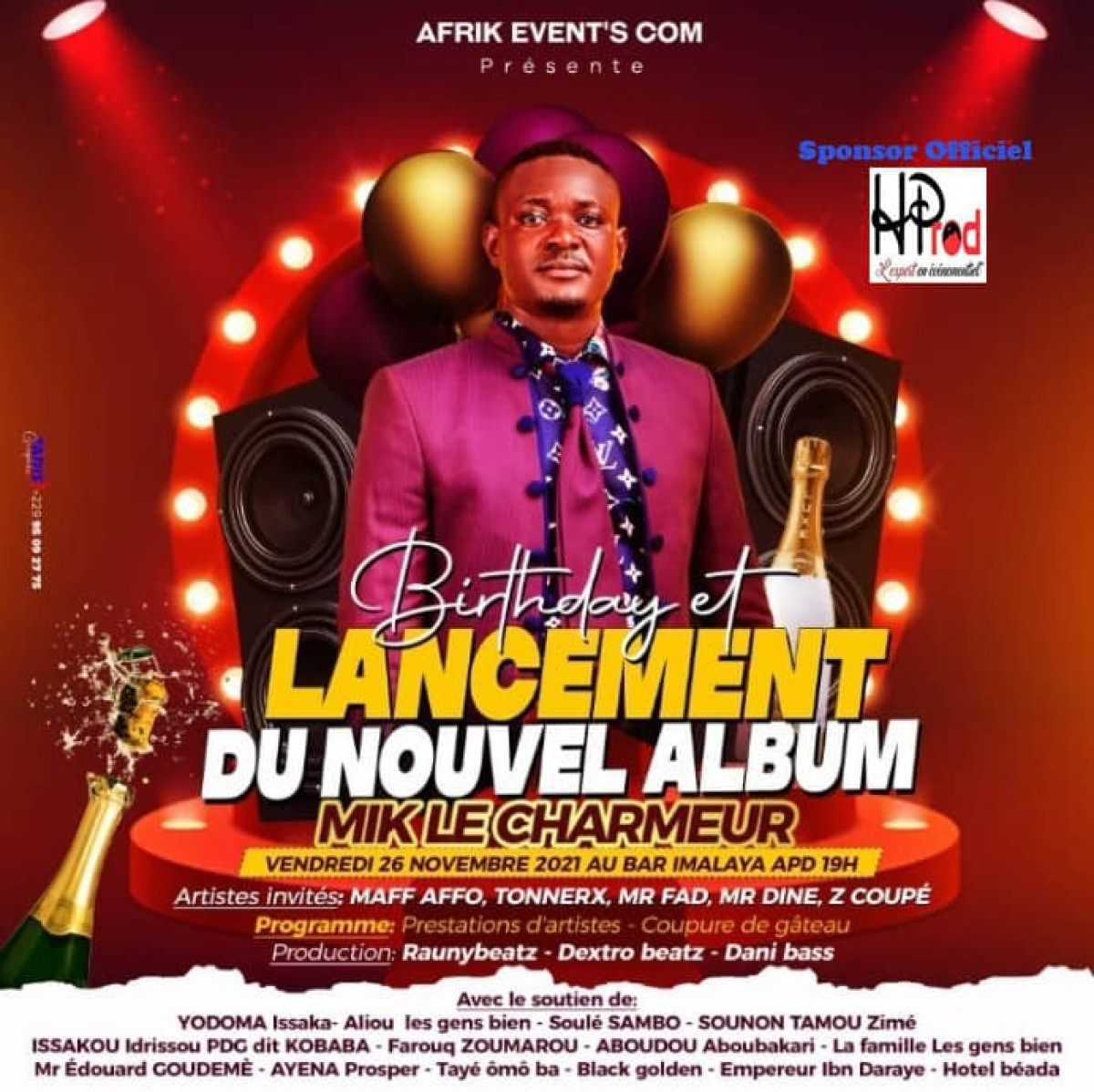 MUSIQUE/POUR SON ANNIVERSAIRE,  L&rsquo;artiste Mike le Charmeur offre un nouvel album à ses mélomanes ce jour