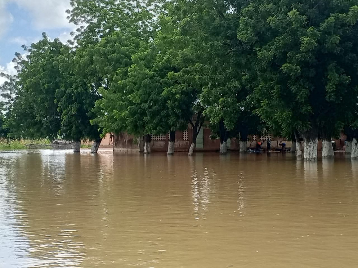 Inondation dans la commune de Karimama: écoles, habitations, marchés, mosquées dans l'eau