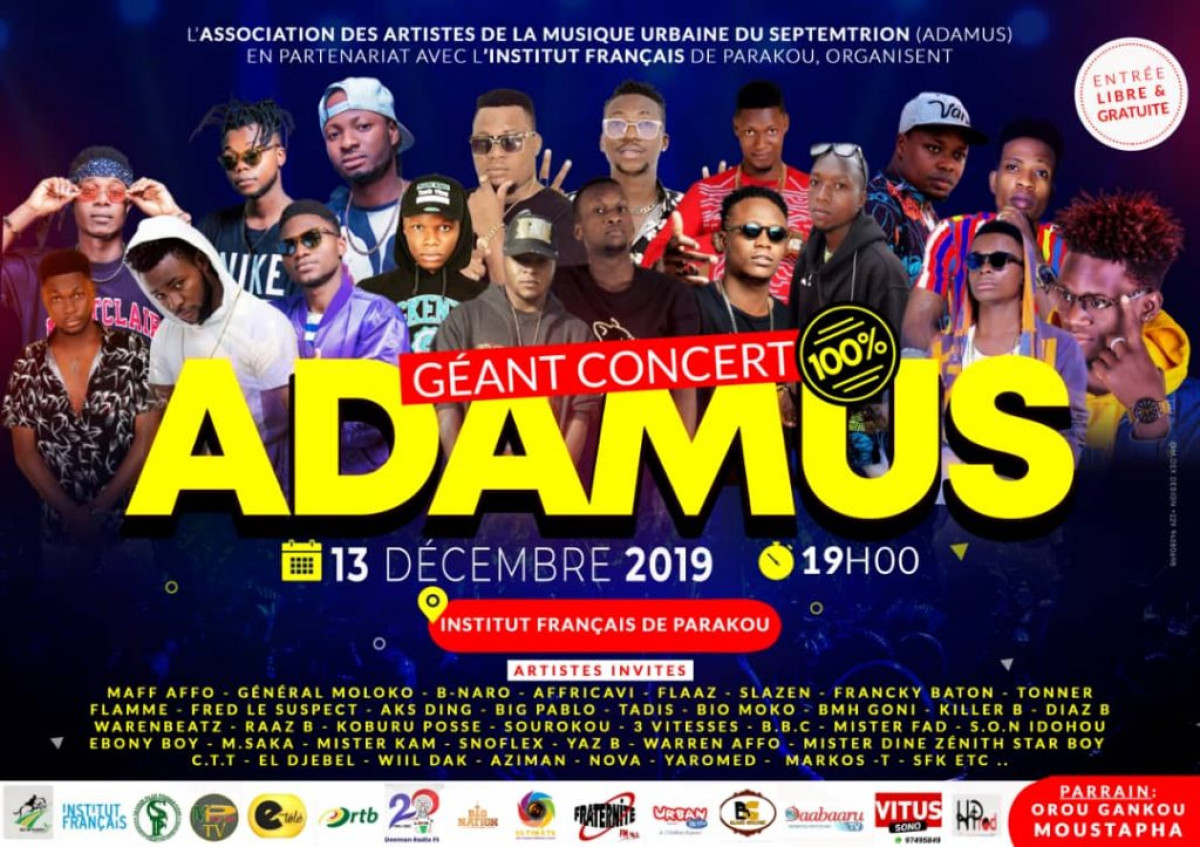 GÉANT CONCERT DES ARTISTES DE LA MUSIQUE URBAINE DU SEPTENTRION : Le rendez-vous est pour le 13 décembre