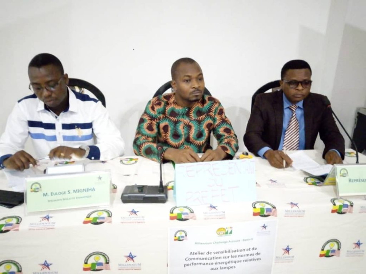 POUR UNE CROISSANCE ECONOMIQUE FORTE ET DURABLE AU BENIN,  L’Anm et Mca-Bénin vulgarisent les normes de performances énergétiques