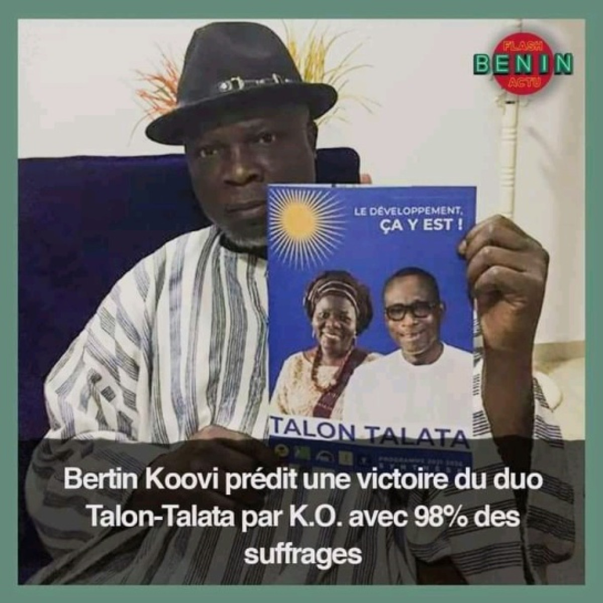 APRES SON RETOUR AU BERCAIL : Bertin Koovi justifie son soutien à la candidature de Talon