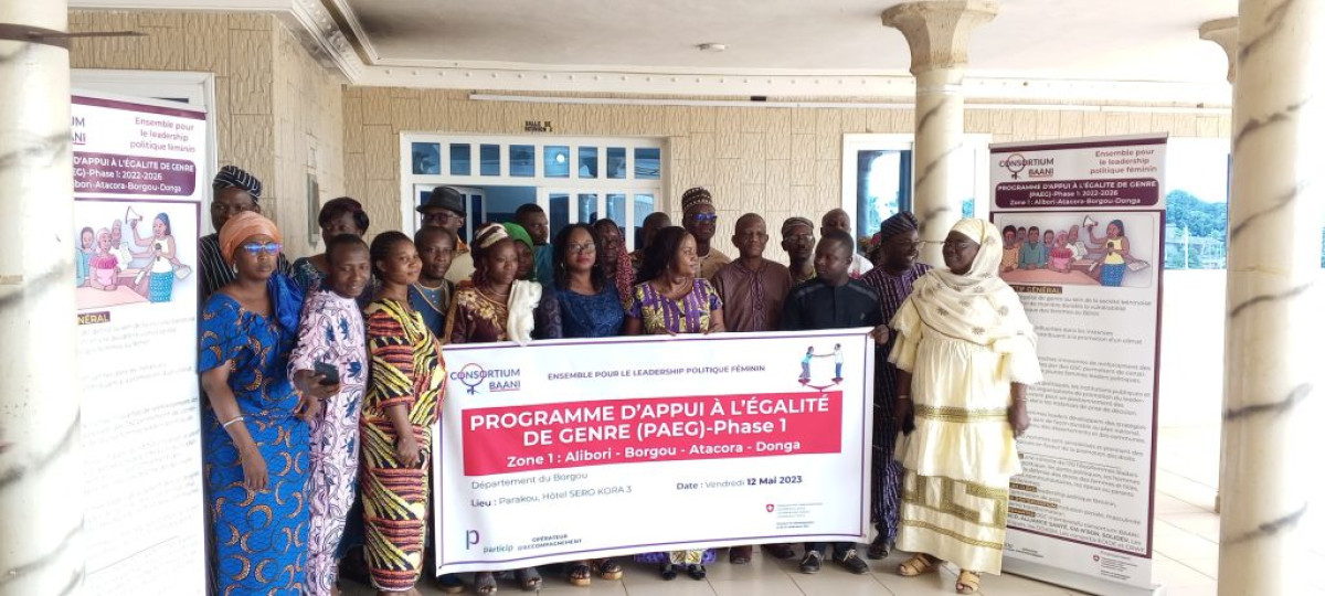 ÉGALITÉ DU GENRE DANS LE BORGOU : Le consortium Baani présente le Paeg phase 1 aux acteurs