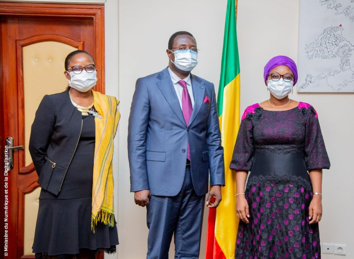 TRANSFORMATION NUMERIQUE DE LA COUR SUPREME : Victor Adossou reçu par Aurélie Soule Zoumarou