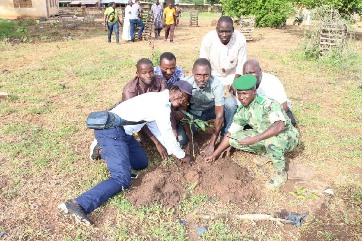 39E ÉDITION DE LA JOURNÉE NATIONALE DE L’ARBRE : La mairie de Nikki a mis en terre une centaine de plants