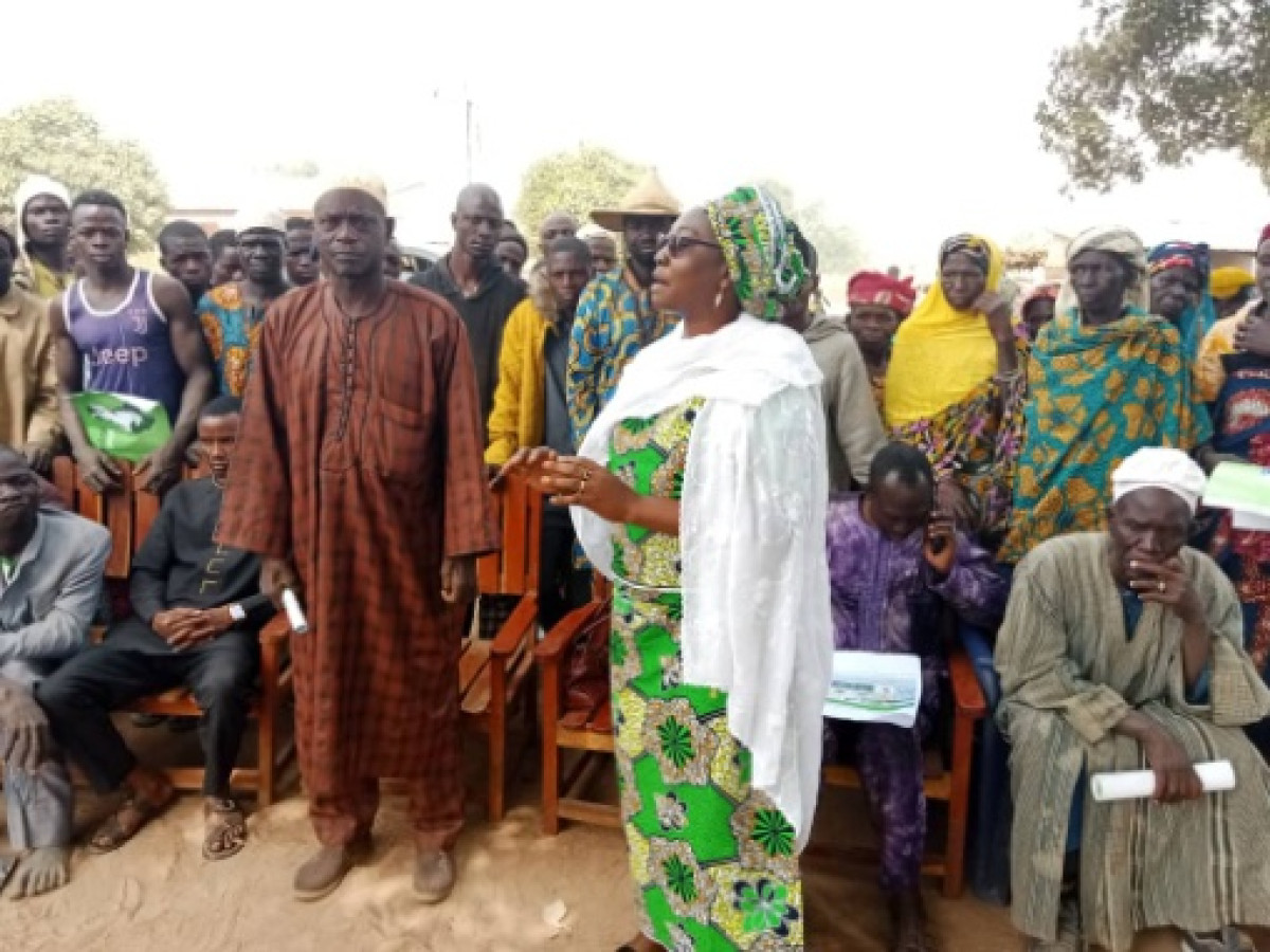 CAMPAGNE DU PARTI BR À KALALÉ : Dr Jamillah Kissira, le choix de la communauté Peulh de 8 villages de Bouca