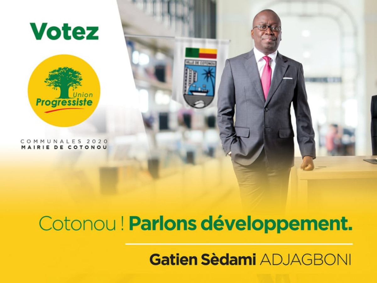 MUNICIPALES DU 17 MAI 2020  : Gatien Adjagboni pour un Cotonou nouveau