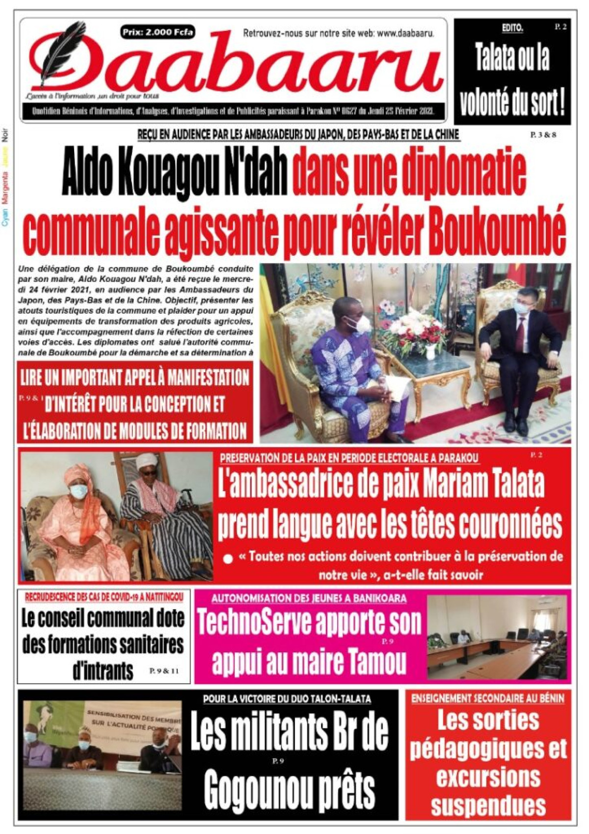 Parution du jeudi 25 février 2021