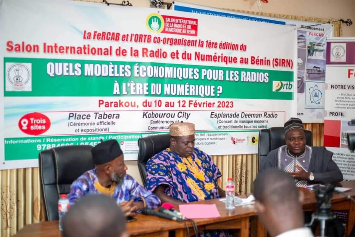SALON INTERNATIONAL DE LA RADIO ET DU NUMÉRIQUE AU BÉNIN (SIRN) : Au cœur d&rsquo;une initiative inédite qui boostera la radio et le numérique  . Parakou, les 10, 11 et 12 février 2023