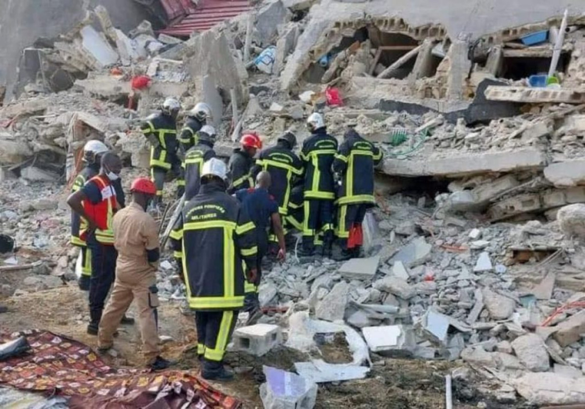 CÔTE D&rsquo;IVOIRE : L&rsquo;effondrement d&rsquo;un immeuble fait huit morts dont 3 béninois